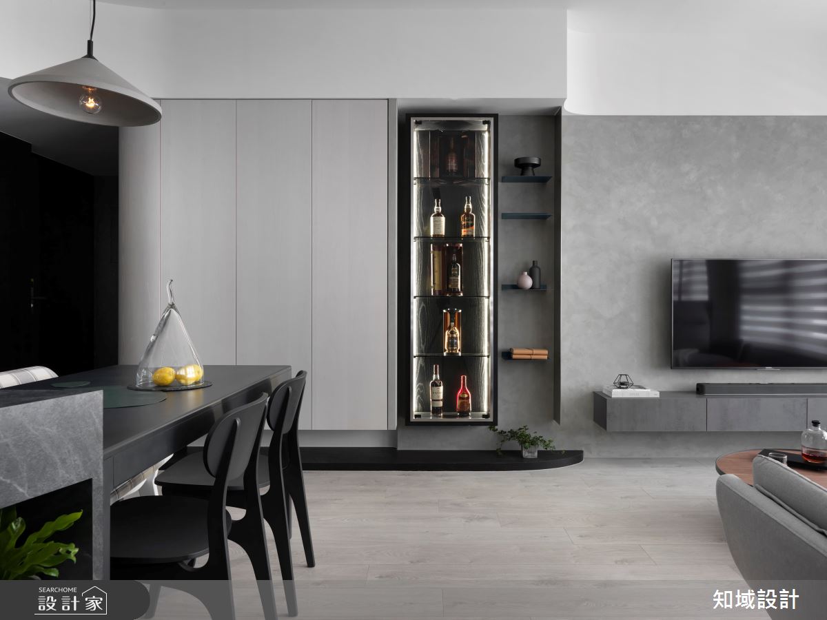 20坪新成屋(5年以下)＿北歐風客廳餐廳案例圖片＿知域設計 X 一己空間制作＿知域_MOON之7