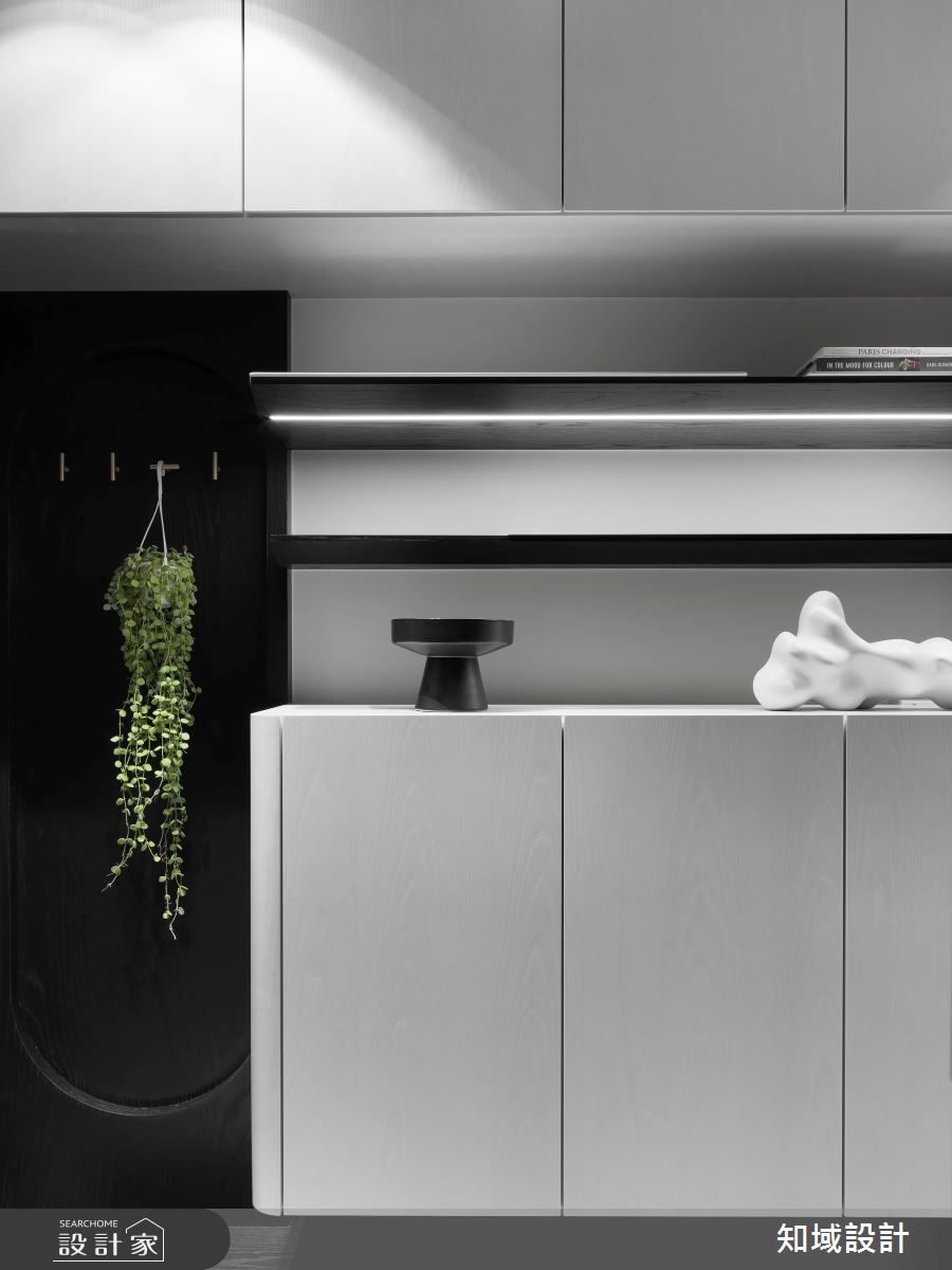 20坪新成屋(5年以下)＿北歐風玄關案例圖片＿知域設計 X 一己空間制作＿知域_MOON之2