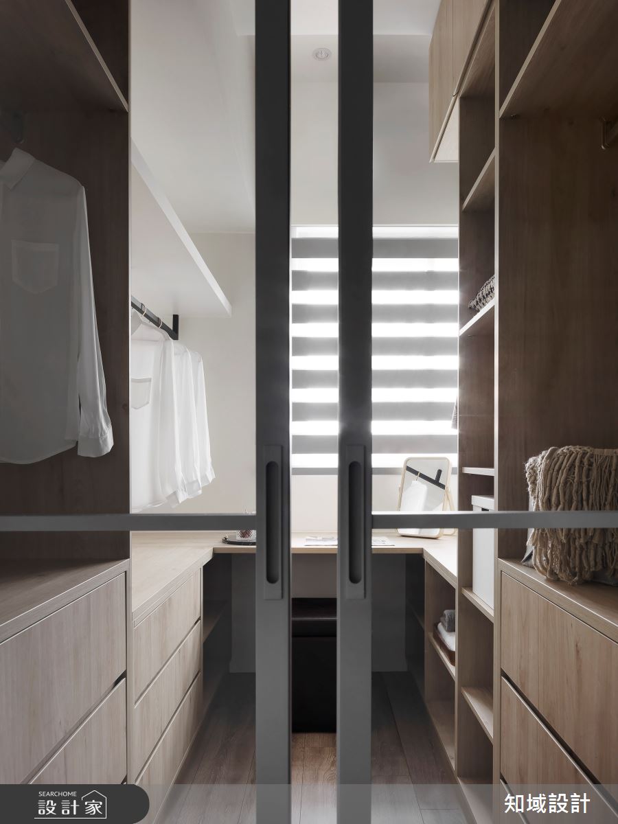 30坪中古屋(5~15年)＿現代風更衣間案例圖片＿知域設計 X 一己空間制作＿一己_Wood Fashion之19