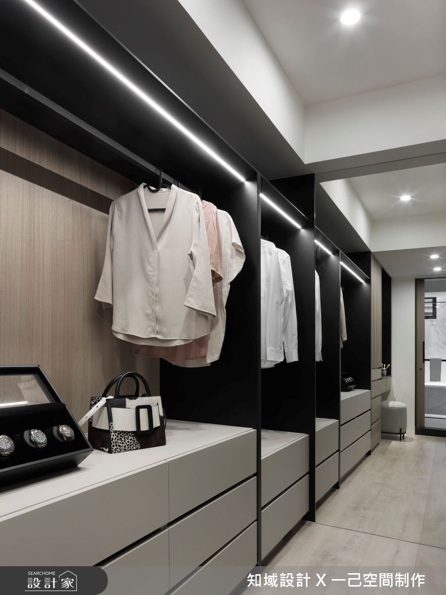 38坪中古屋(5~15年)＿現代風更衣間案例圖片＿知域設計 X 一己空間制作＿一己_Modern J之18