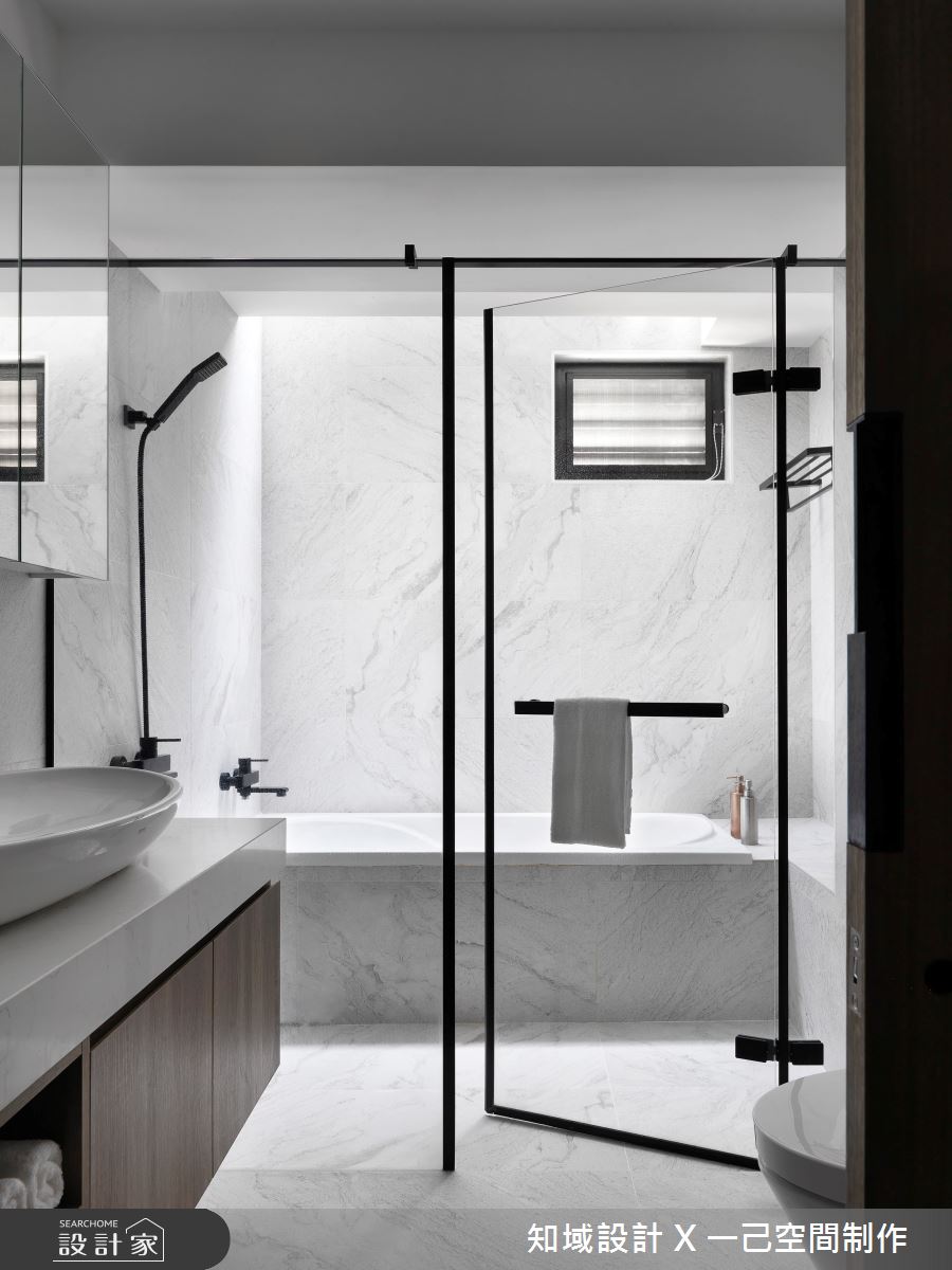 38坪中古屋(5~15年)＿現代風浴室案例圖片＿知域設計 X 一己空間制作＿一己_Modern J之19