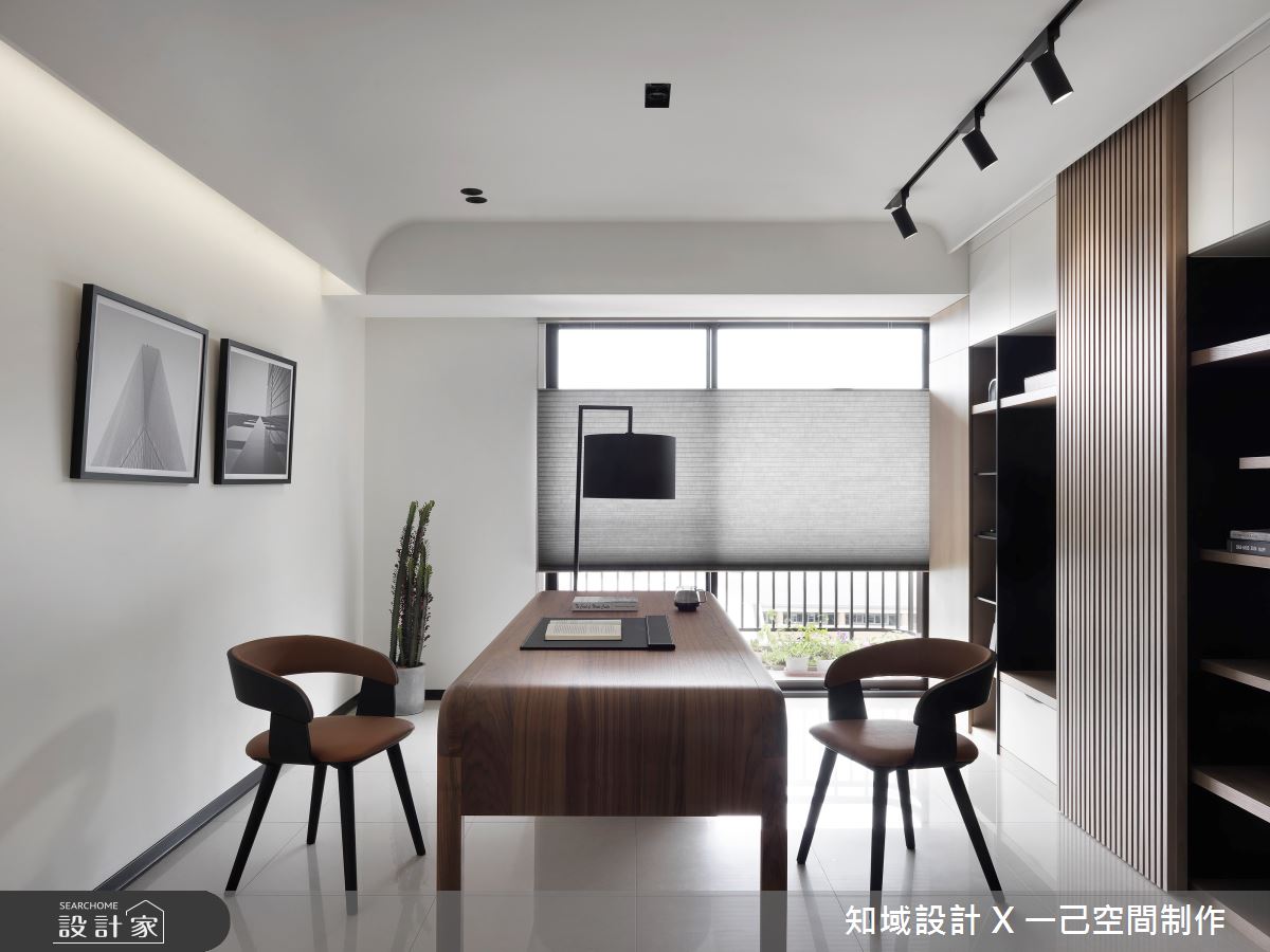26坪新成屋(5年以下)＿混搭風書房案例圖片＿知域設計 X 一己空間制作＿知域_丘壑之14