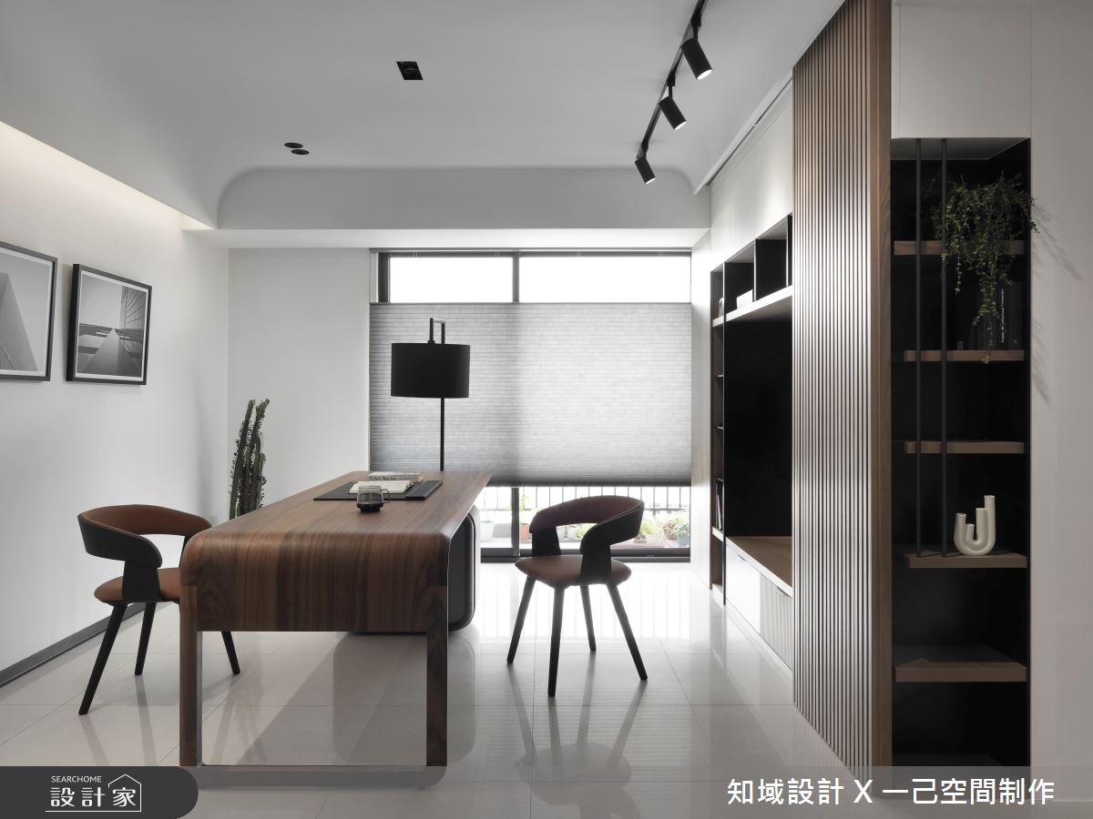 26坪新成屋(5年以下)＿混搭風書房案例圖片＿知域設計 X 一己空間制作＿知域_丘壑之13