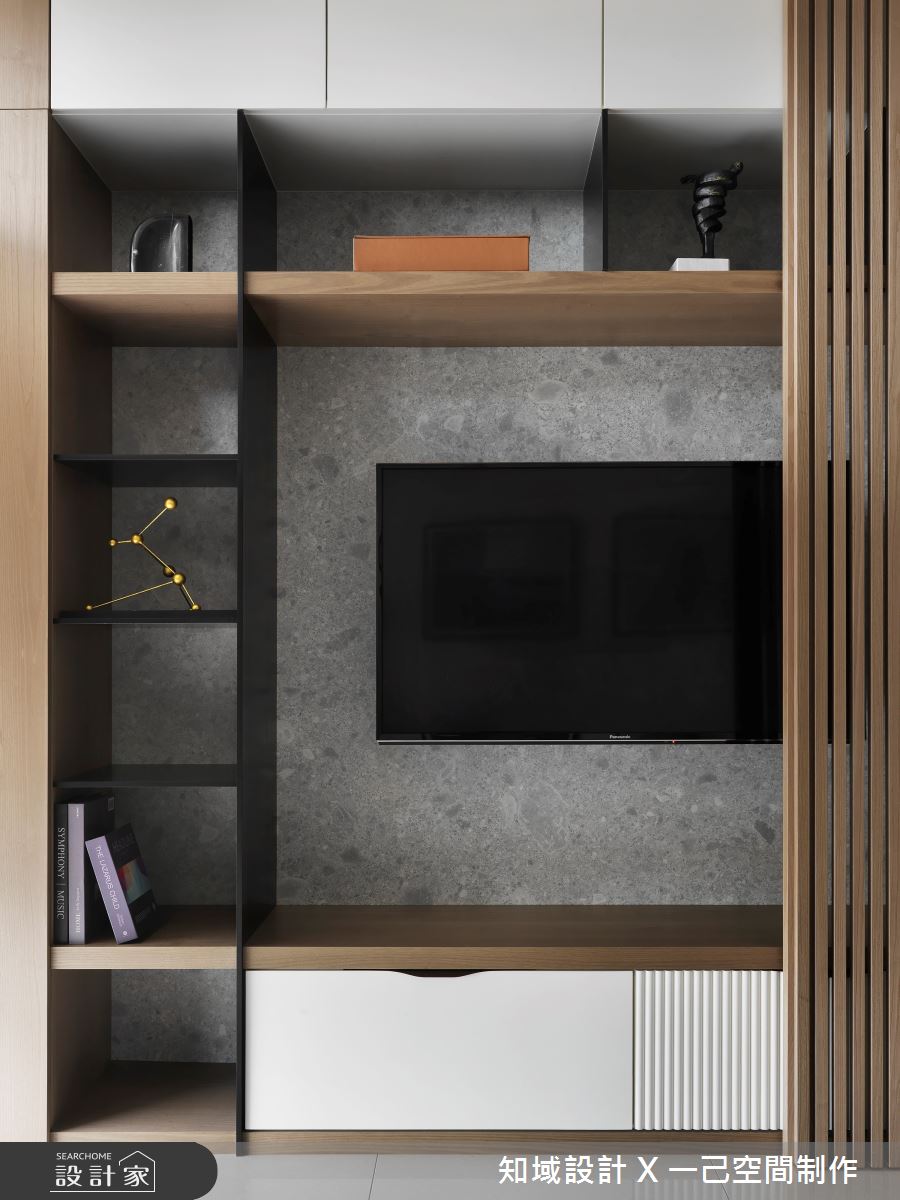 26坪新成屋(5年以下)＿混搭風客廳案例圖片＿知域設計 X 一己空間制作＿知域_丘壑之3
