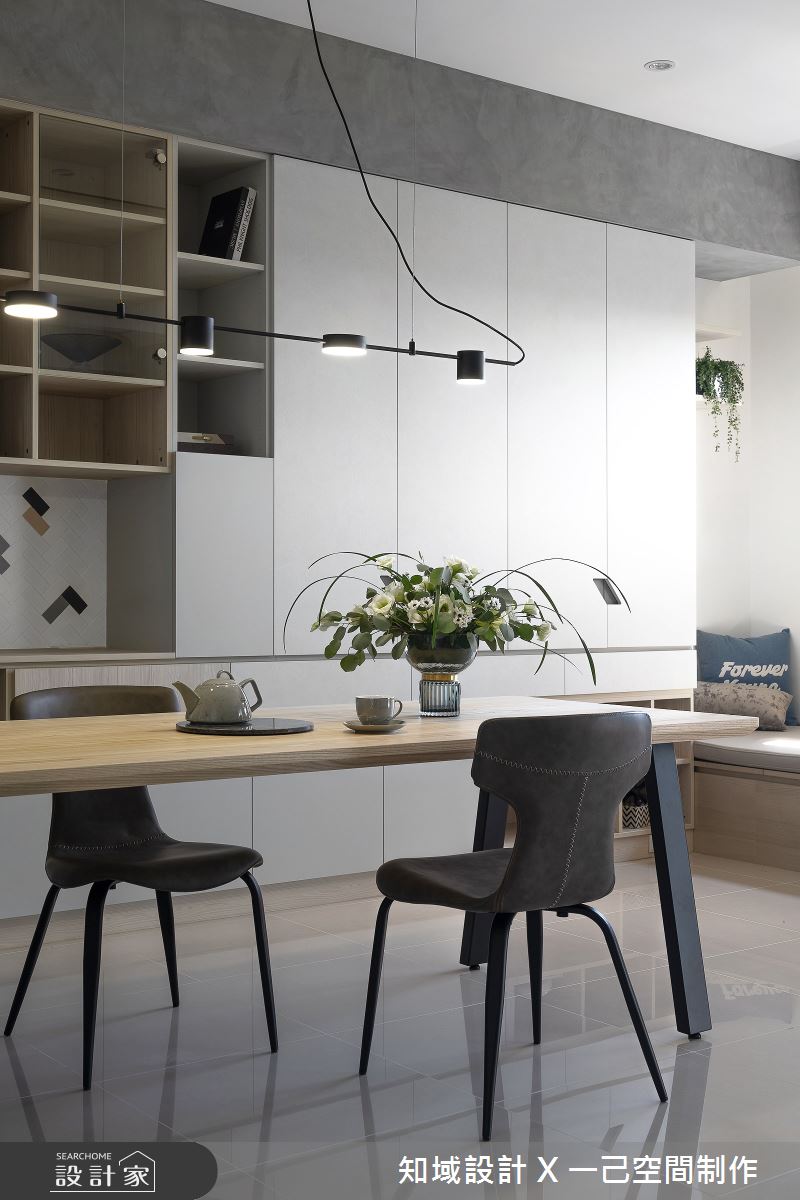 25坪新成屋(5年以下)＿混搭風餐廳案例圖片＿知域設計 X 一己空間制作＿知域_無垠之8