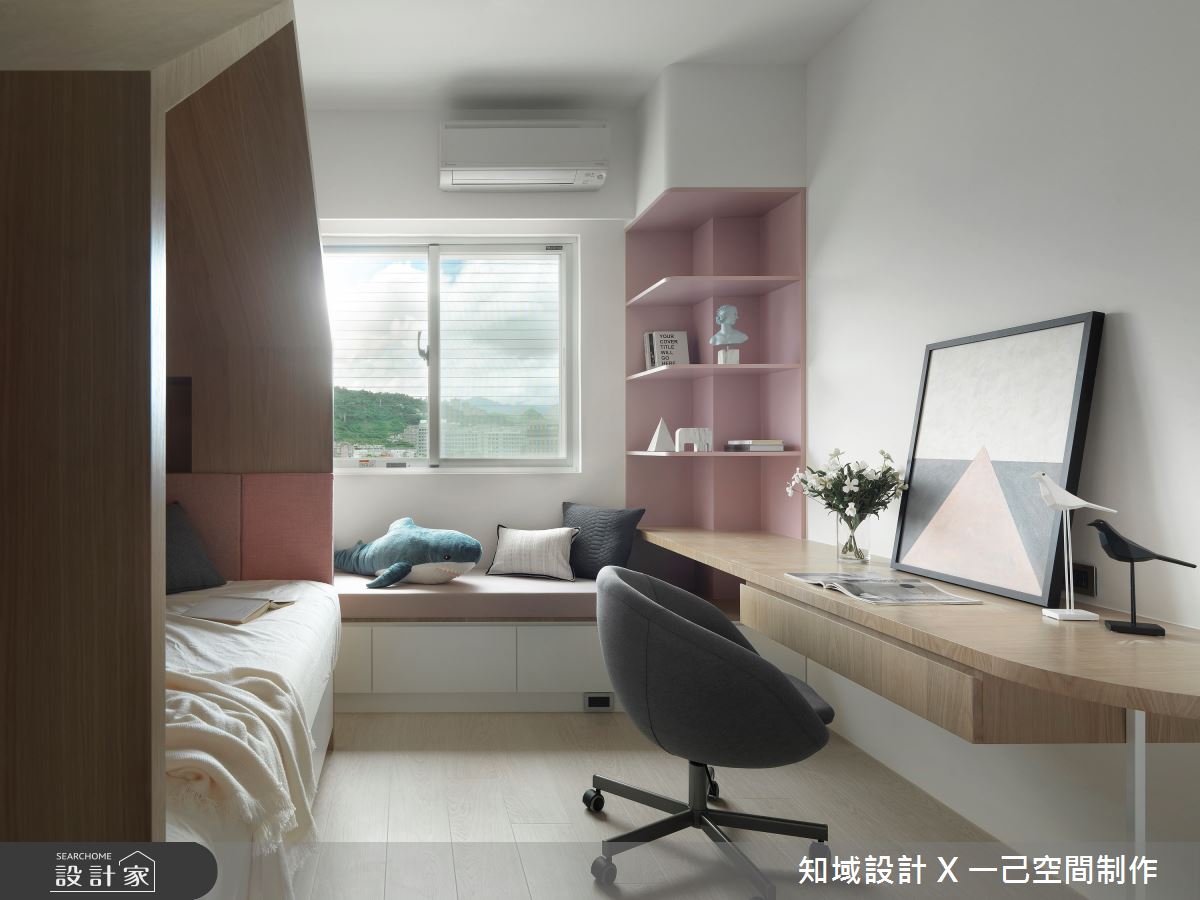 36坪中古屋(5~15年)＿北歐風臥室臥榻多功能室案例圖片＿知域設計 X 一己空間制作＿知域_謐之9