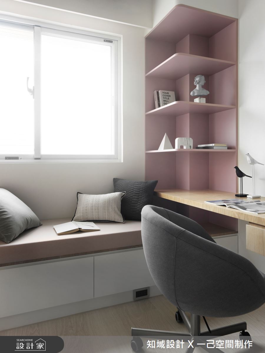 36坪中古屋(5~15年)＿北歐風臥室臥榻多功能室案例圖片＿知域設計 X 一己空間制作＿知域_謐之10
