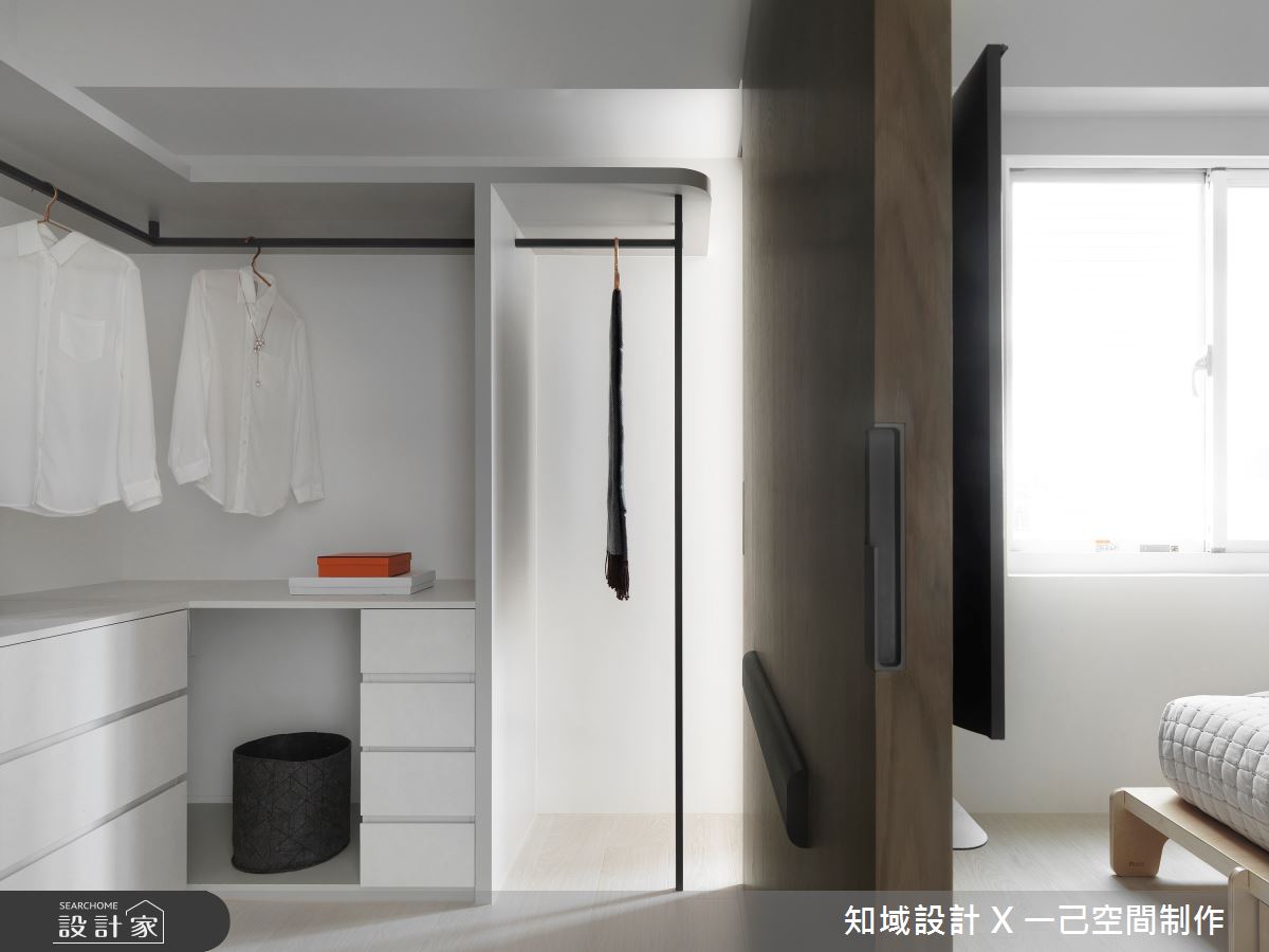 36坪中古屋(5~15年)＿北歐風更衣間案例圖片＿知域設計 X 一己空間制作＿知域_謐之16