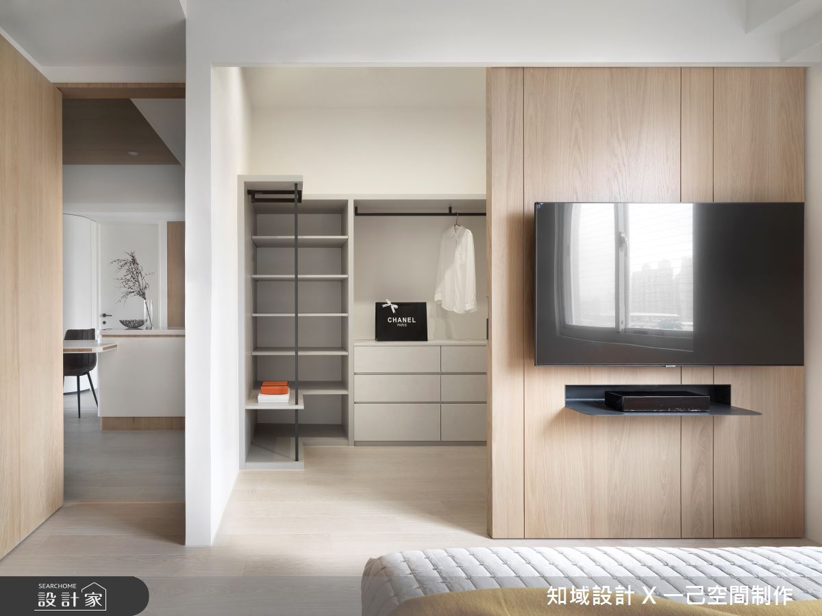 36坪中古屋(5~15年)＿北歐風臥室更衣間案例圖片＿知域設計 X 一己空間制作＿知域_謐之15