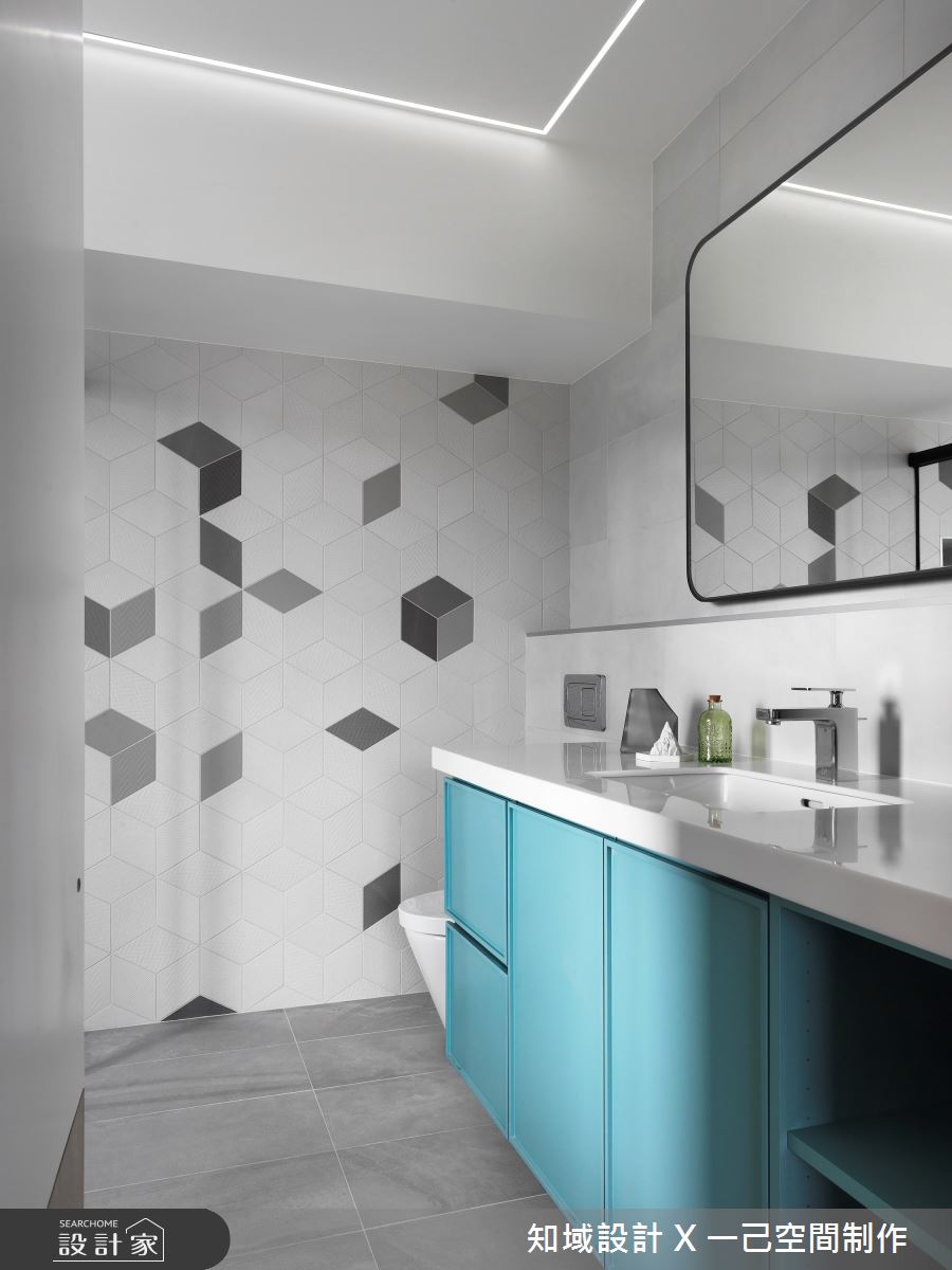 36坪中古屋(5~15年)＿北歐風浴室案例圖片＿知域設計 X 一己空間制作＿知域_謐之18