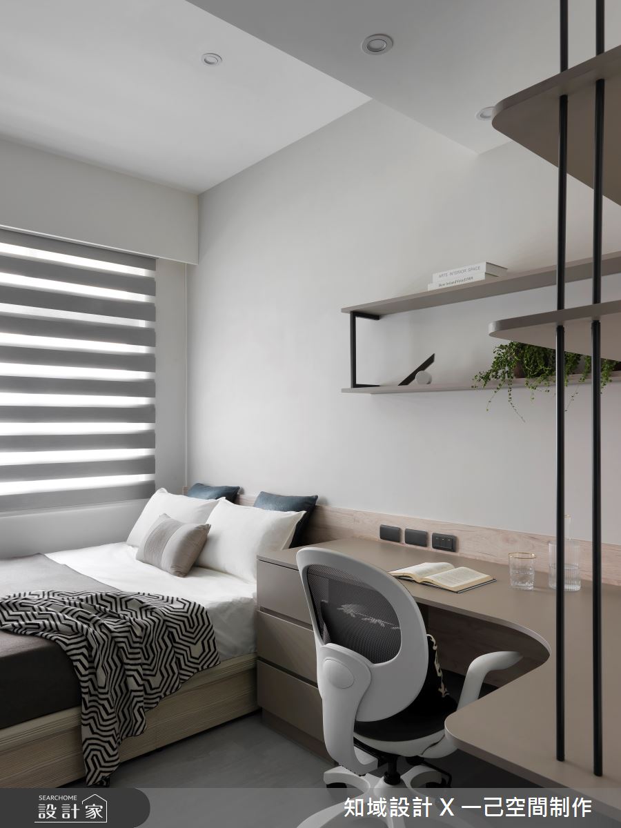 23坪中古屋(5~15年)＿混搭風臥室案例圖片＿知域設計 X 一己空間制作＿知域_柯夢波丹之19