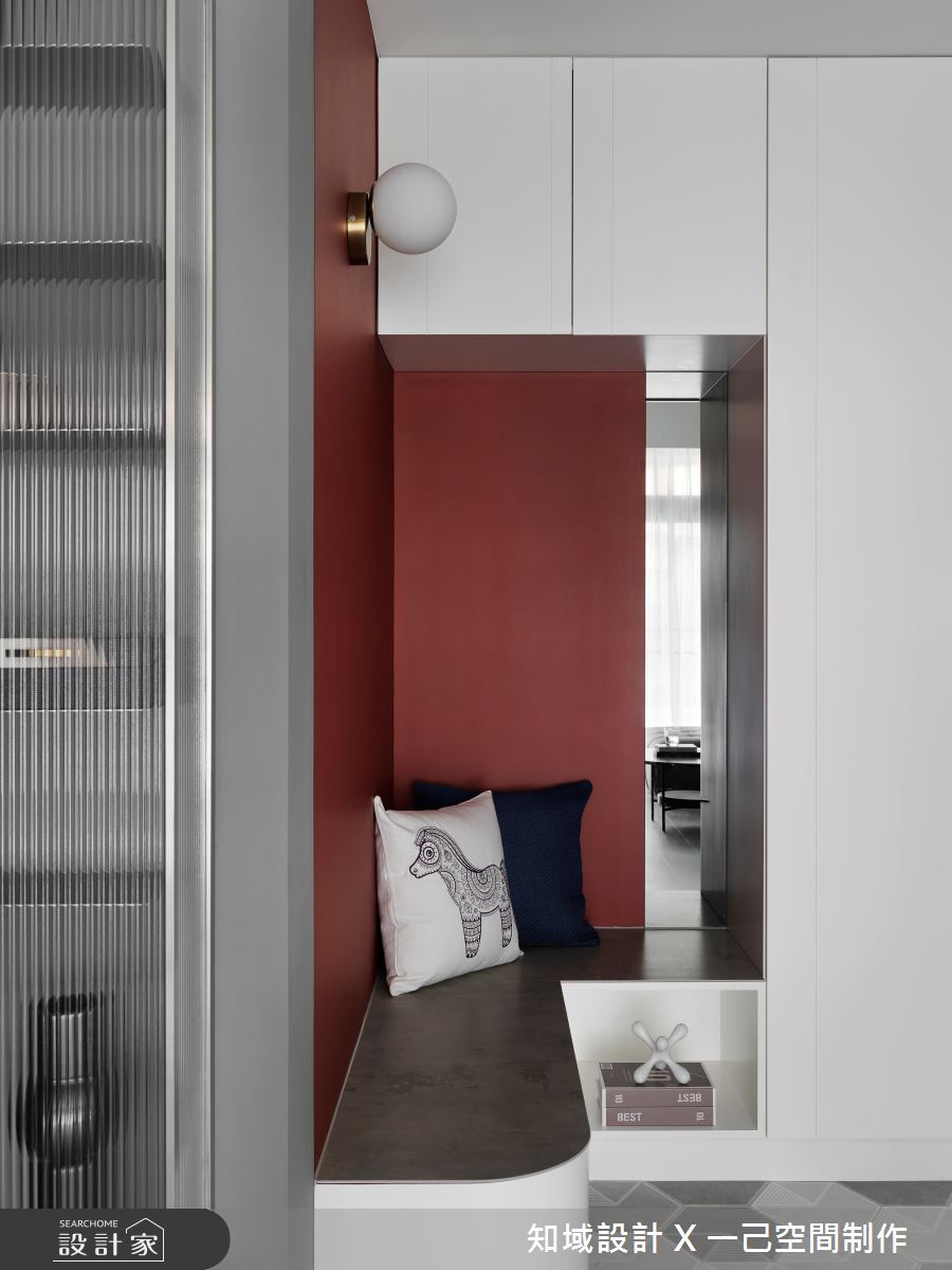 23坪中古屋(5~15年)＿混搭風玄關案例圖片＿知域設計 X 一己空間制作＿知域_柯夢波丹之3