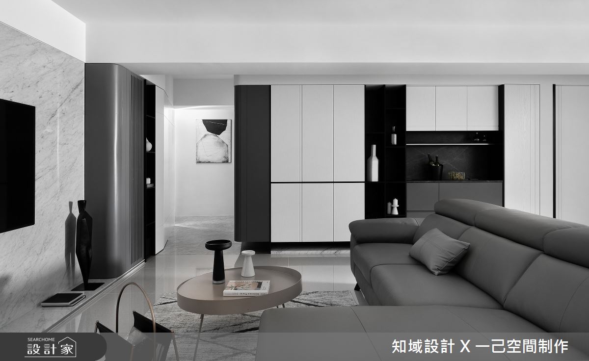 30坪老屋(16~30年)＿現代風客廳案例圖片＿知域設計 X 一己空間制作＿一己_聯之4