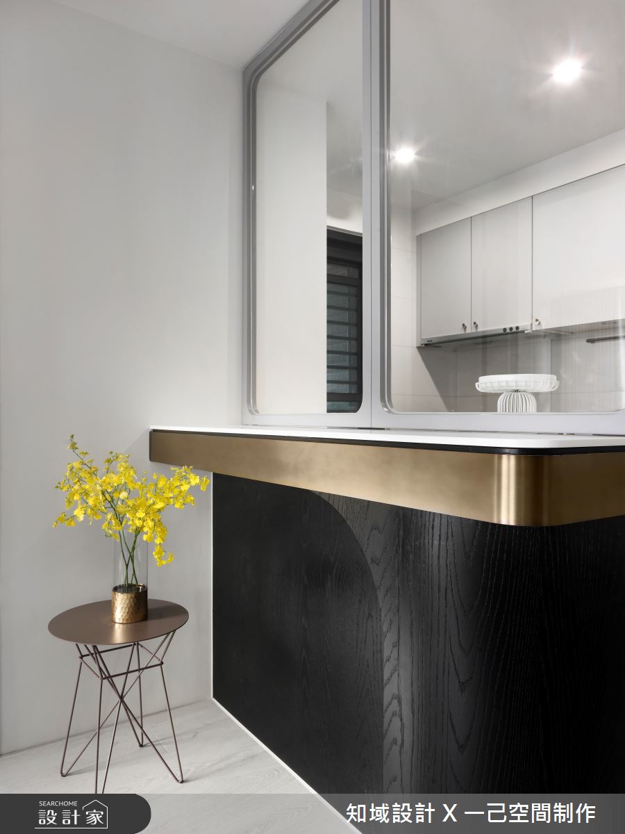 16坪中古屋(5~15年)＿北歐風廚房吧檯案例圖片＿知域設計 X 一己空間制作＿知域_Cozy Cosy之12