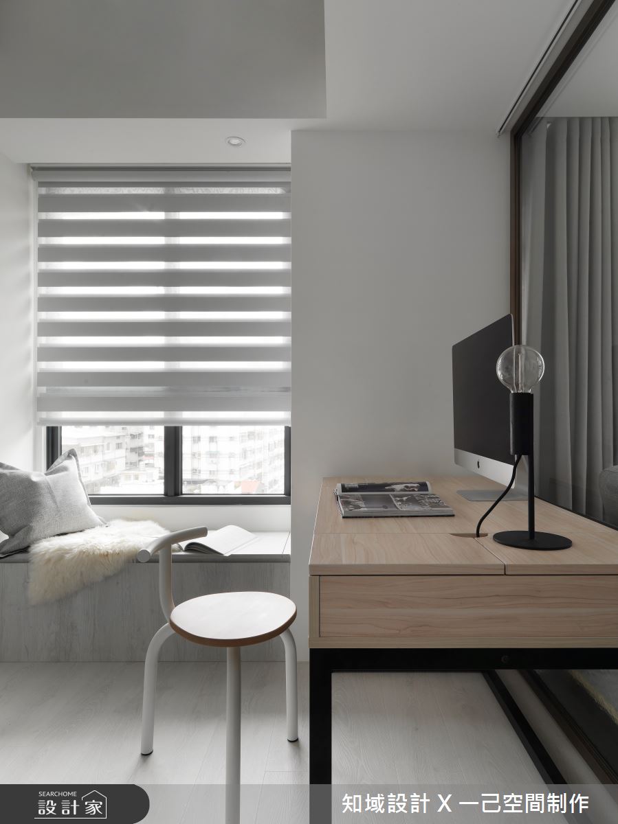 16坪中古屋(5~15年)＿北歐風書房臥榻案例圖片＿知域設計 X 一己空間制作＿知域_Cozy Cosy之16