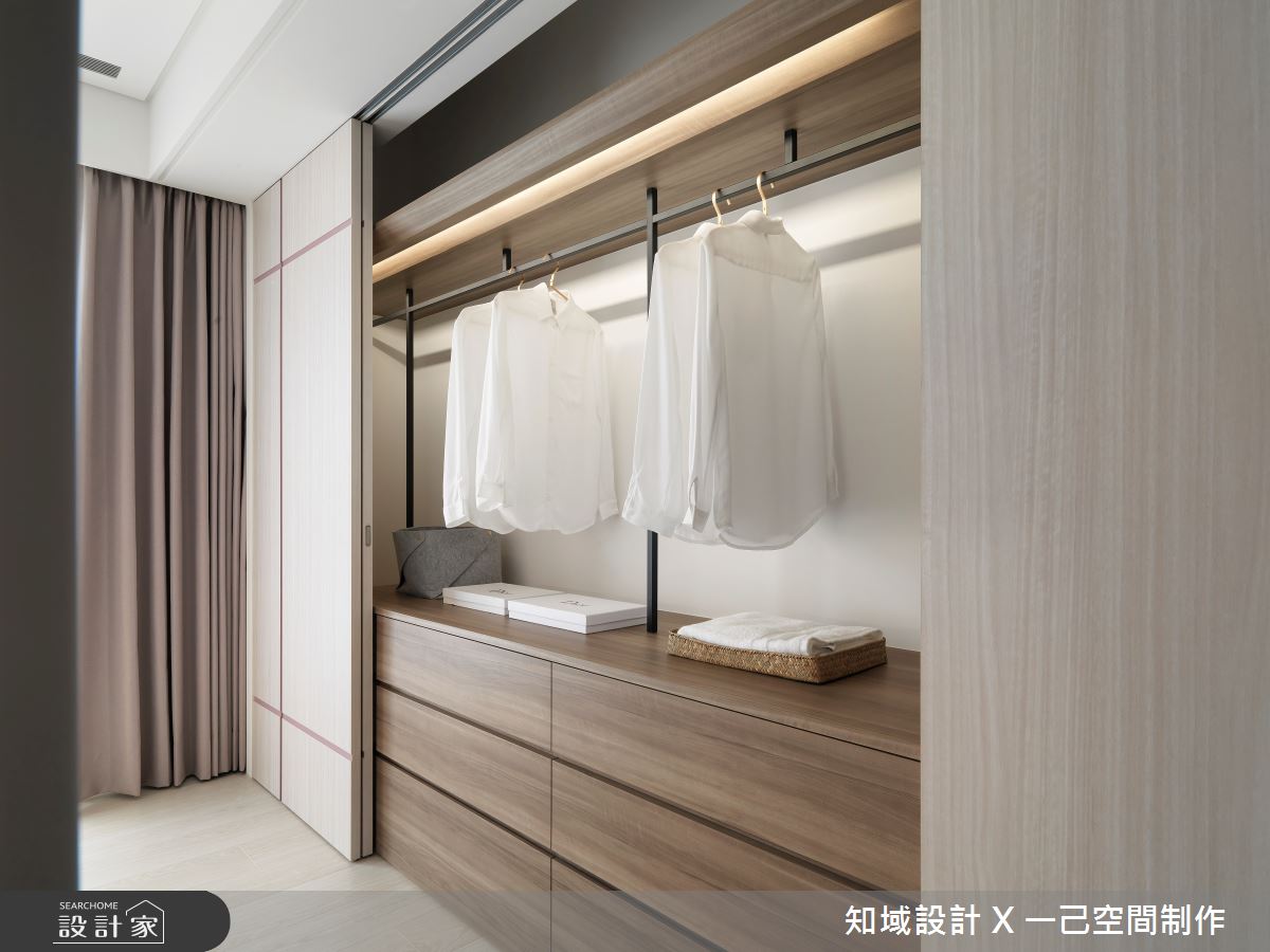 25坪新成屋(5年以下)＿北歐風更衣間案例圖片＿知域設計 X 一己空間制作＿知域_曦之16