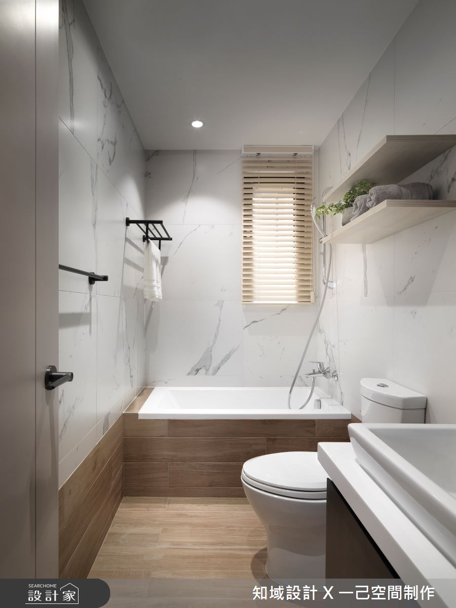 25坪新成屋(5年以下)＿北歐風浴室案例圖片＿知域設計 X 一己空間制作＿知域_曦之19