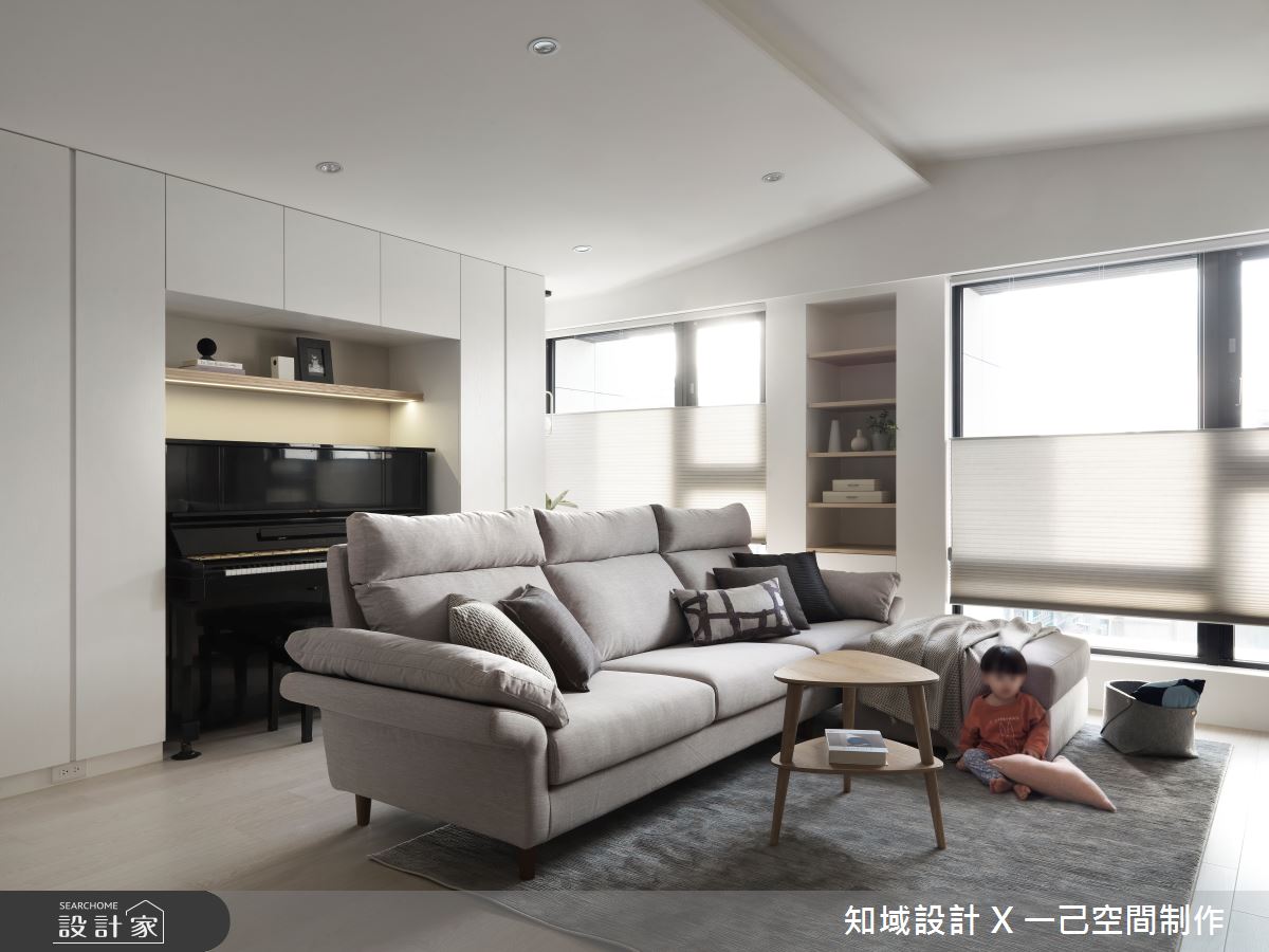 25坪新成屋(5年以下)＿北歐風客廳案例圖片＿知域設計 X 一己空間制作＿知域_曦之2