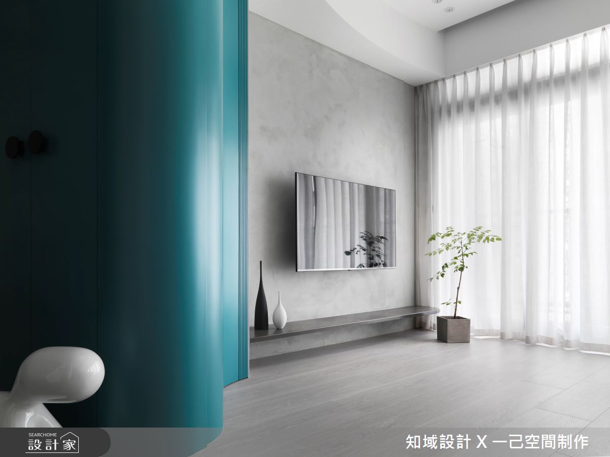 17坪新成屋(5年以下)＿北歐風客廳案例圖片＿知域設計 X 一己空間制作＿知域_U Museum之3
