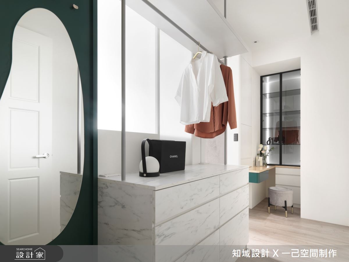 17坪新成屋(5年以下)＿北歐風更衣間案例圖片＿知域設計 X 一己空間制作＿知域_U Museum之18