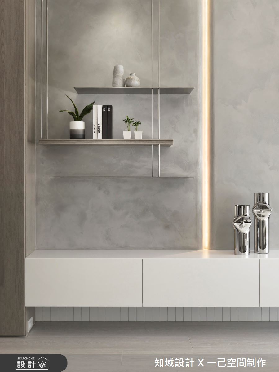 20坪新成屋(5年以下)＿北歐風客廳案例圖片＿知域設計 X 一己空間制作＿知域_Melting Clouds之8