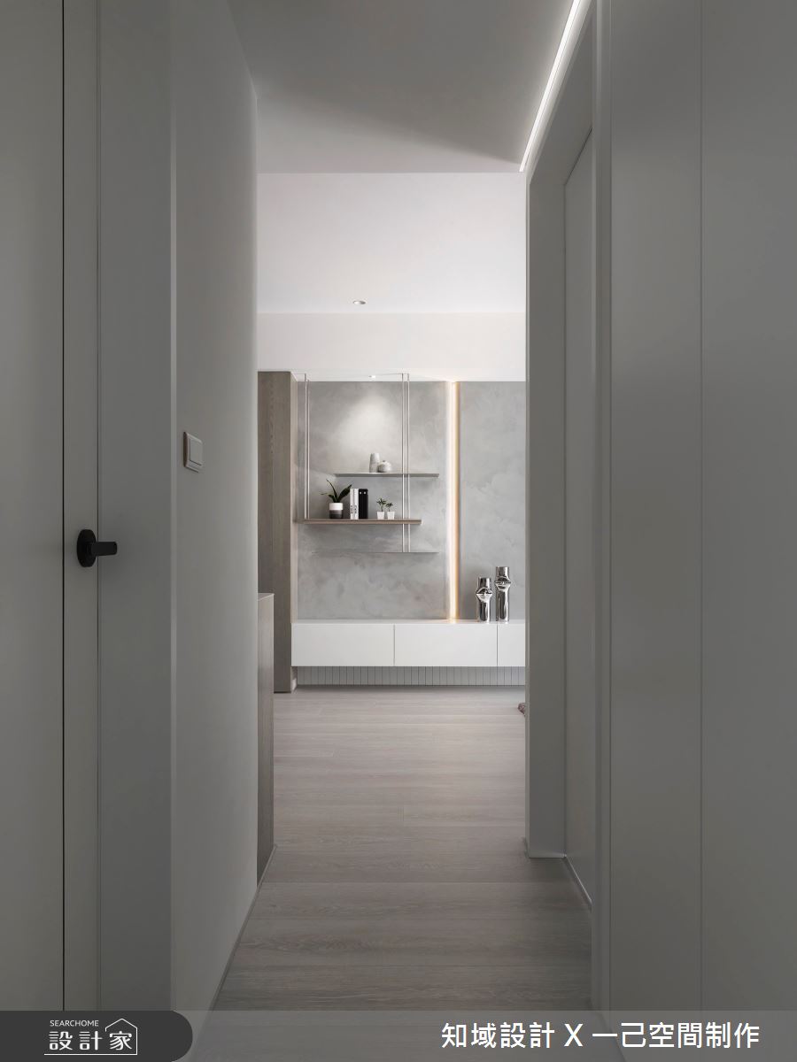 20坪新成屋(5年以下)＿北歐風走廊案例圖片＿知域設計 X 一己空間制作＿知域_Melting Clouds之16