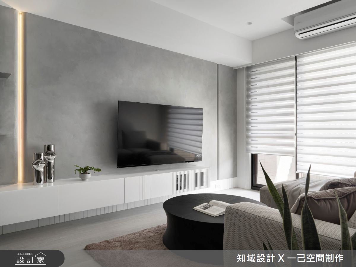20坪新成屋(5年以下)＿北歐風客廳案例圖片＿知域設計 X 一己空間制作＿知域_Melting Clouds之7