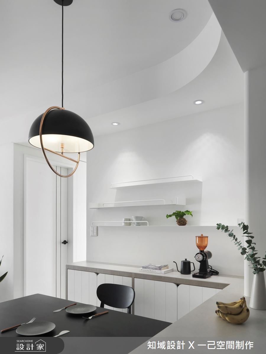 20坪新成屋(5年以下)＿北歐風餐廳案例圖片＿知域設計 X 一己空間制作＿知域_Melting Clouds之4