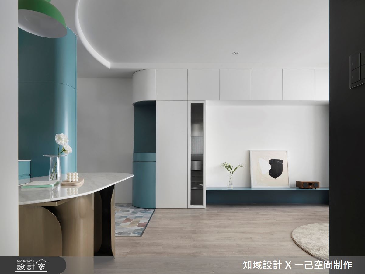 25坪中古屋(5~15年)＿混搭風客廳案例圖片＿知域設計 X 一己空間制作＿知域_Holiday Vibes之1