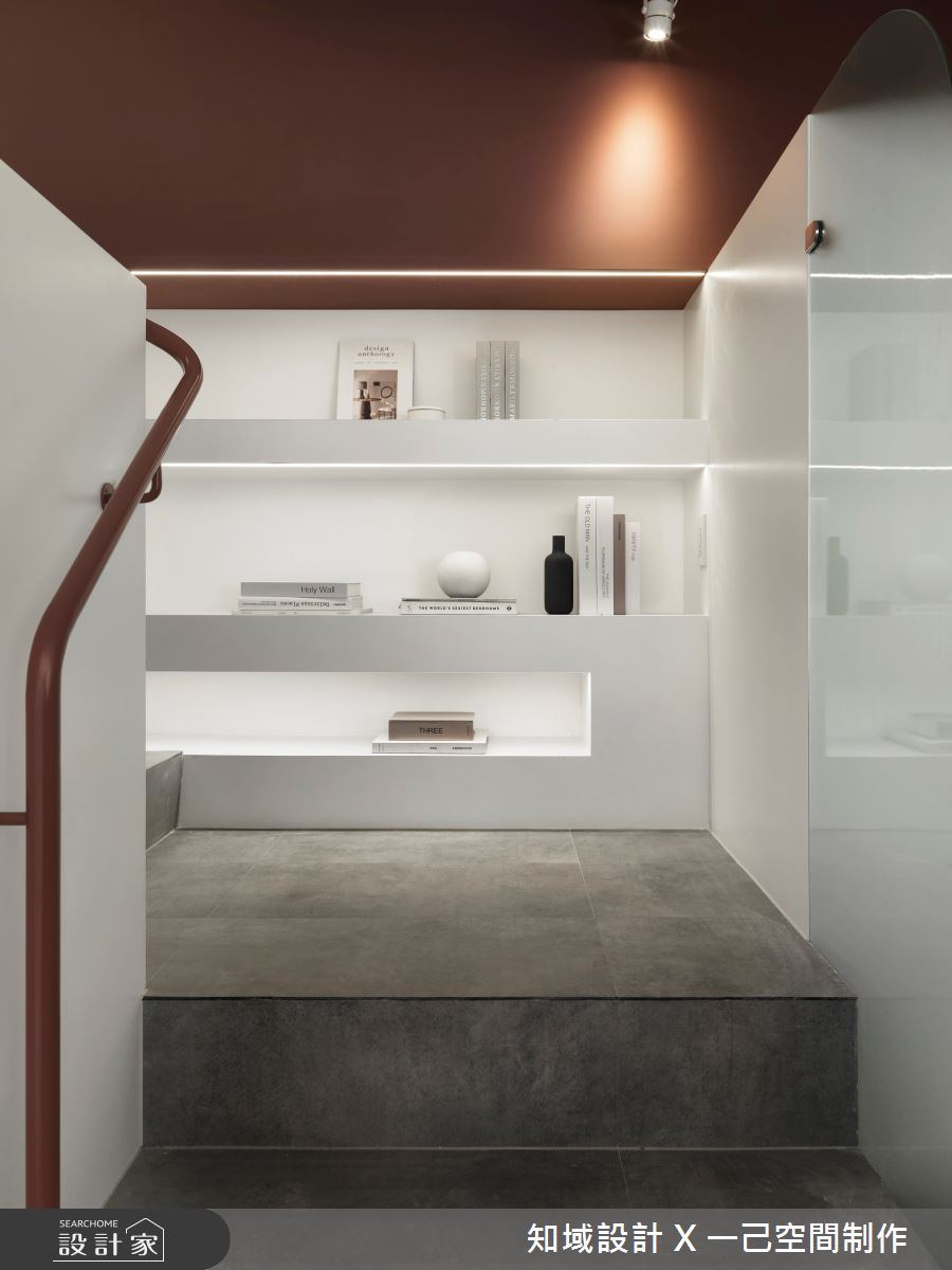 30坪中古屋(5~15年)＿北歐風樓梯案例圖片＿知域設計 X 一己空間制作＿知域_Dusty Rose之15