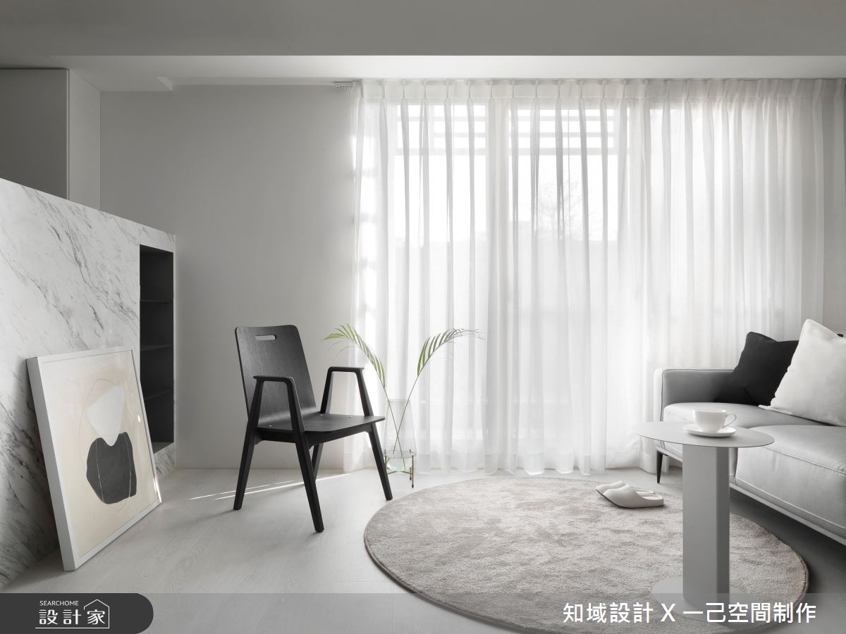 30坪中古屋(5~15年)＿北歐風客廳案例圖片＿知域設計 X 一己空間制作＿知域_Dusty Rose之5