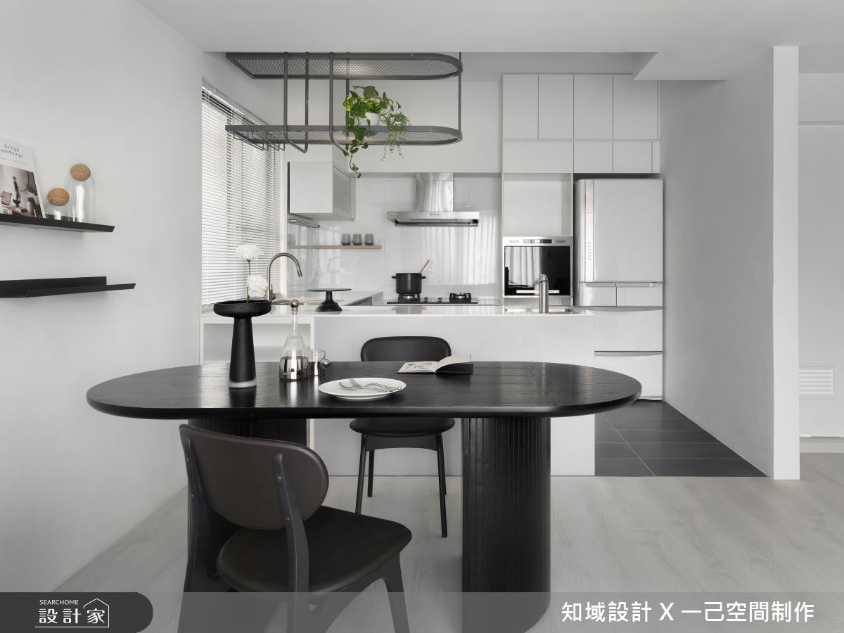 30坪中古屋(5~15年)＿北歐風餐廳案例圖片＿知域設計 X 一己空間制作＿知域_Dusty Rose之3