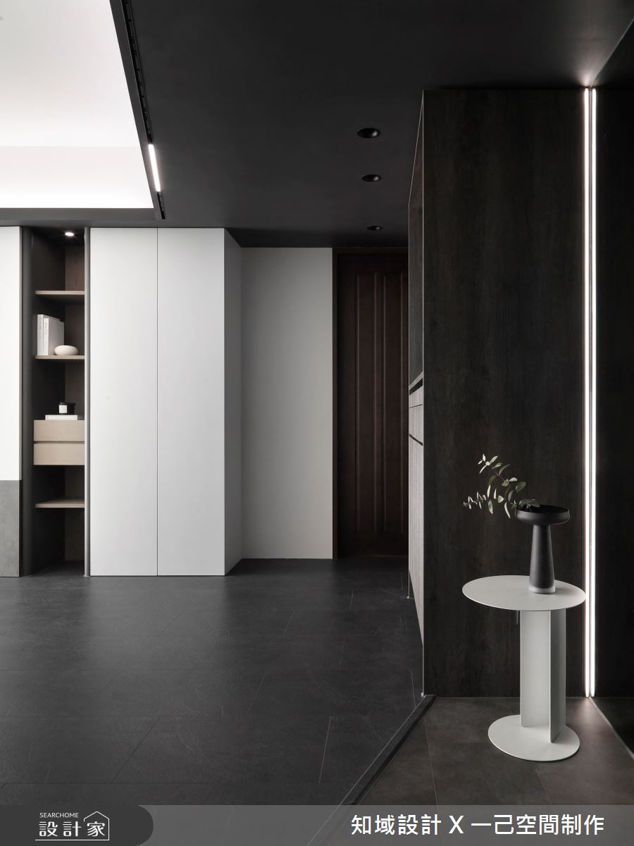 28坪新成屋(5年以下)＿現代風客廳案例圖片＿知域設計 X 一己空間制作＿一己_Black Mica之2