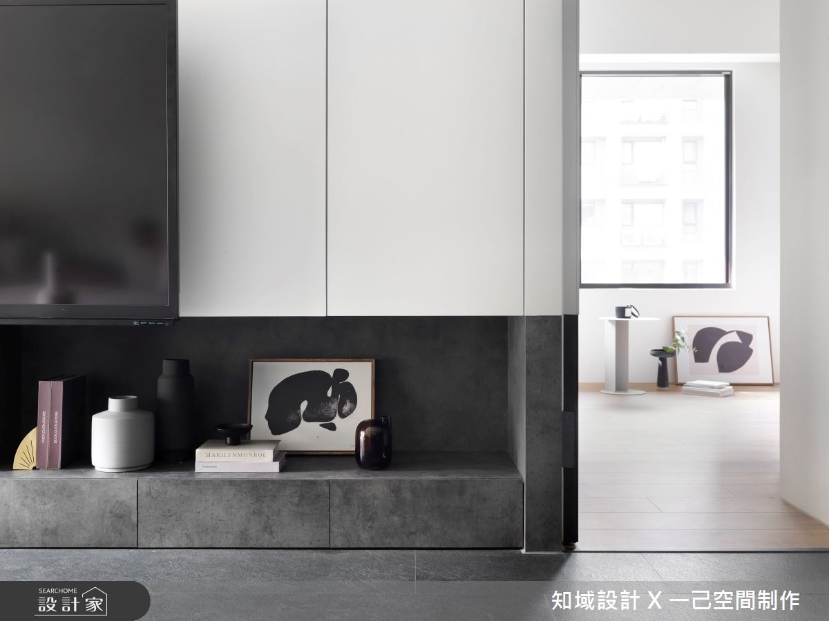 28坪新成屋(5年以下)＿現代風客廳案例圖片＿知域設計 X 一己空間制作＿一己_Black Mica之12
