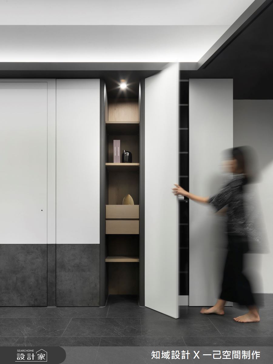 28坪新成屋(5年以下)＿現代風客廳案例圖片＿知域設計 X 一己空間制作＿一己_Black Mica之3