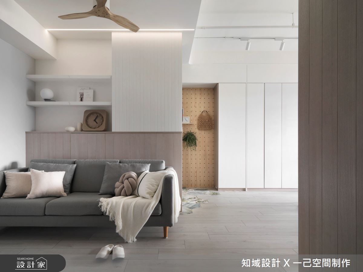 30坪新成屋(5年以下)＿北歐風客廳案例圖片＿知域設計 X 一己空間制作＿知域_Warm Story之1