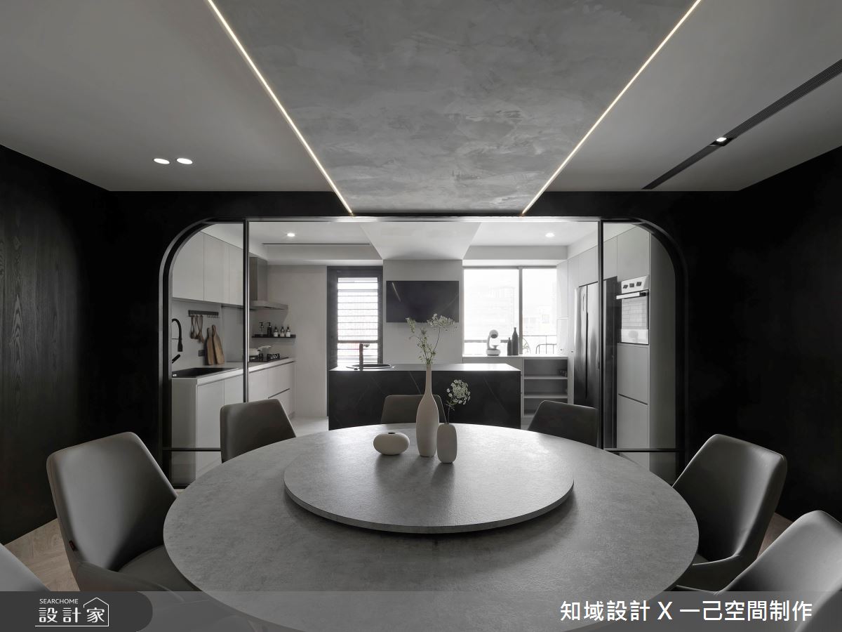40坪中古屋(5~15年)＿現代風餐廳廚房中島案例圖片＿知域設計 X 一己空間制作＿一己_Pura Vida之11