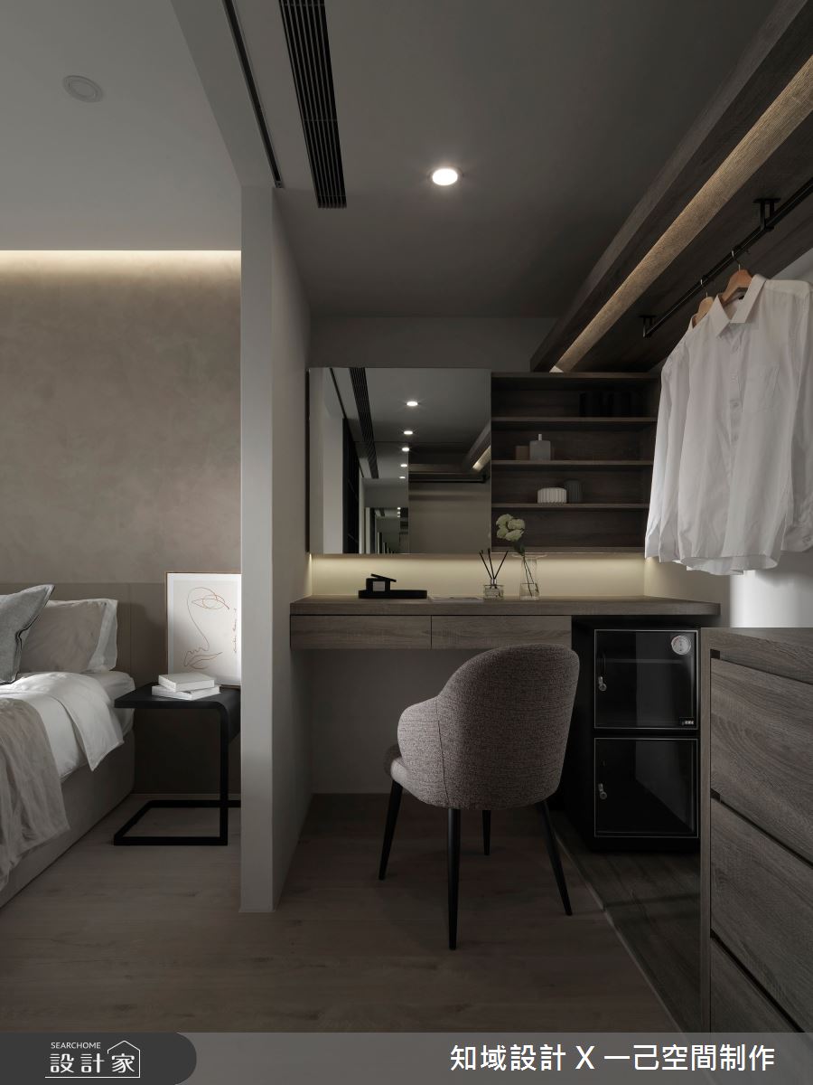 27坪中古屋(5~15年)＿混搭風臥室更衣間案例圖片＿知域設計 X 一己空間制作＿一己_質醞之16