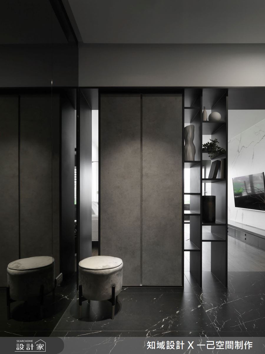 27坪中古屋(5~15年)＿混搭風玄關案例圖片＿知域設計 X 一己空間制作＿一己_質醞之1