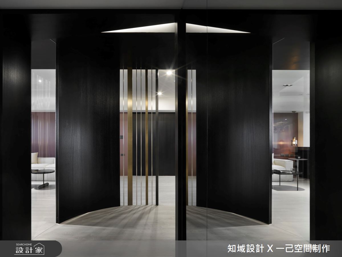 45坪老屋(16~30年)＿混搭風玄關案例圖片＿知域設計 X 一己空間制作＿一己_11° BLACK之3