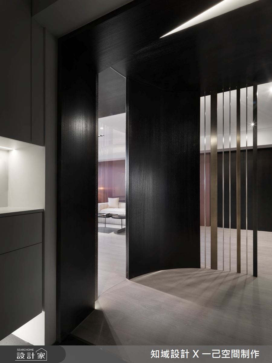 45坪老屋(16~30年)＿混搭風玄關案例圖片＿知域設計 X 一己空間制作＿一己_11° BLACK之2