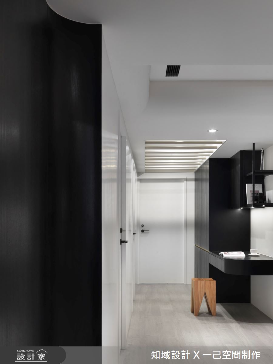 45坪老屋(16~30年)＿混搭風走廊案例圖片＿知域設計 X 一己空間制作＿一己_11° BLACK之18