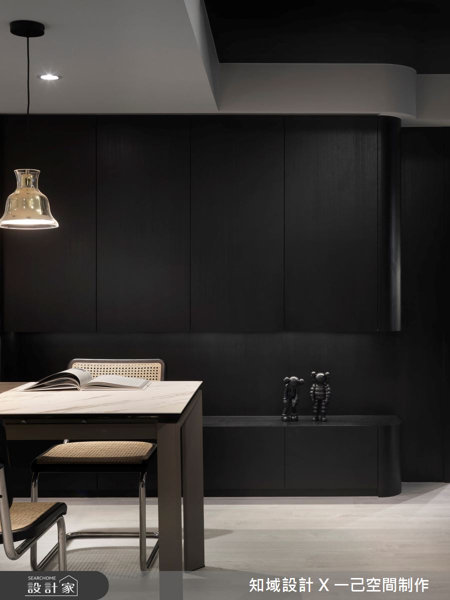 45坪老屋(16~30年)＿混搭風餐廳案例圖片＿知域設計 X 一己空間制作＿一己_11° BLACK之11