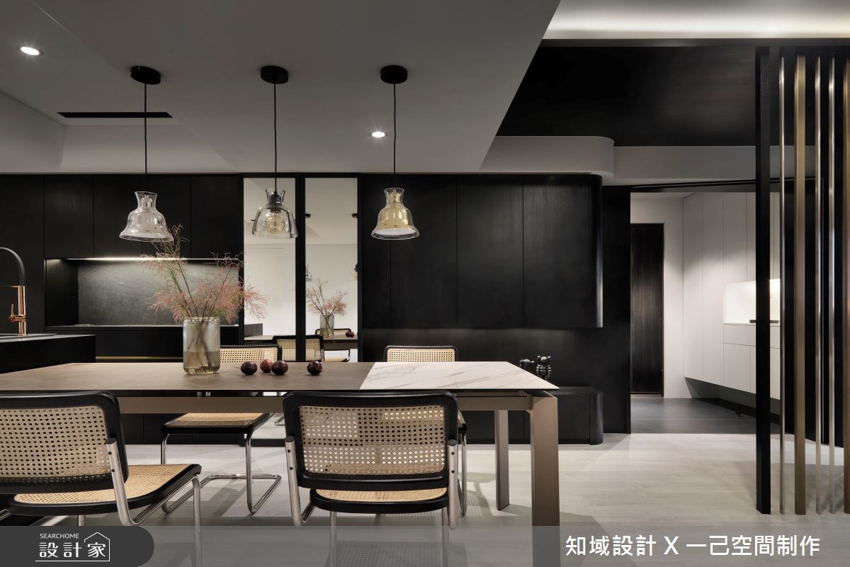 45坪老屋(16~30年)＿混搭風餐廳案例圖片＿知域設計 X 一己空間制作＿一己_11° BLACK之10