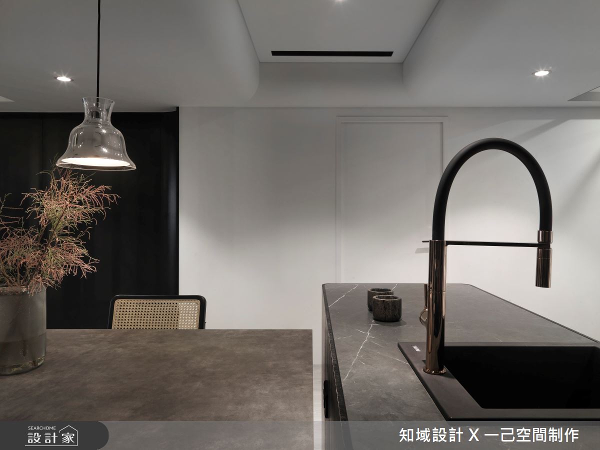 45坪老屋(16~30年)＿混搭風餐廳案例圖片＿知域設計 X 一己空間制作＿一己_11° BLACK之15