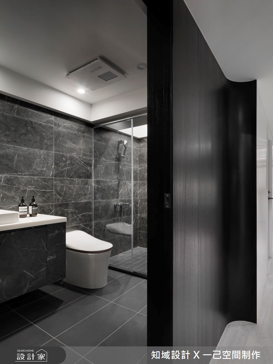 45坪老屋(16~30年)＿混搭風浴室案例圖片＿知域設計 X 一己空間制作＿一己_11° BLACK之17