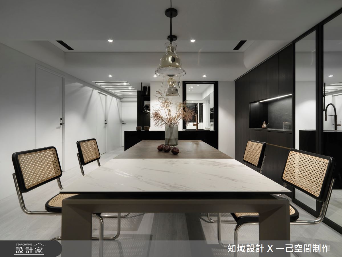 45坪老屋(16~30年)＿混搭風餐廳案例圖片＿知域設計 X 一己空間制作＿一己_11° BLACK之14