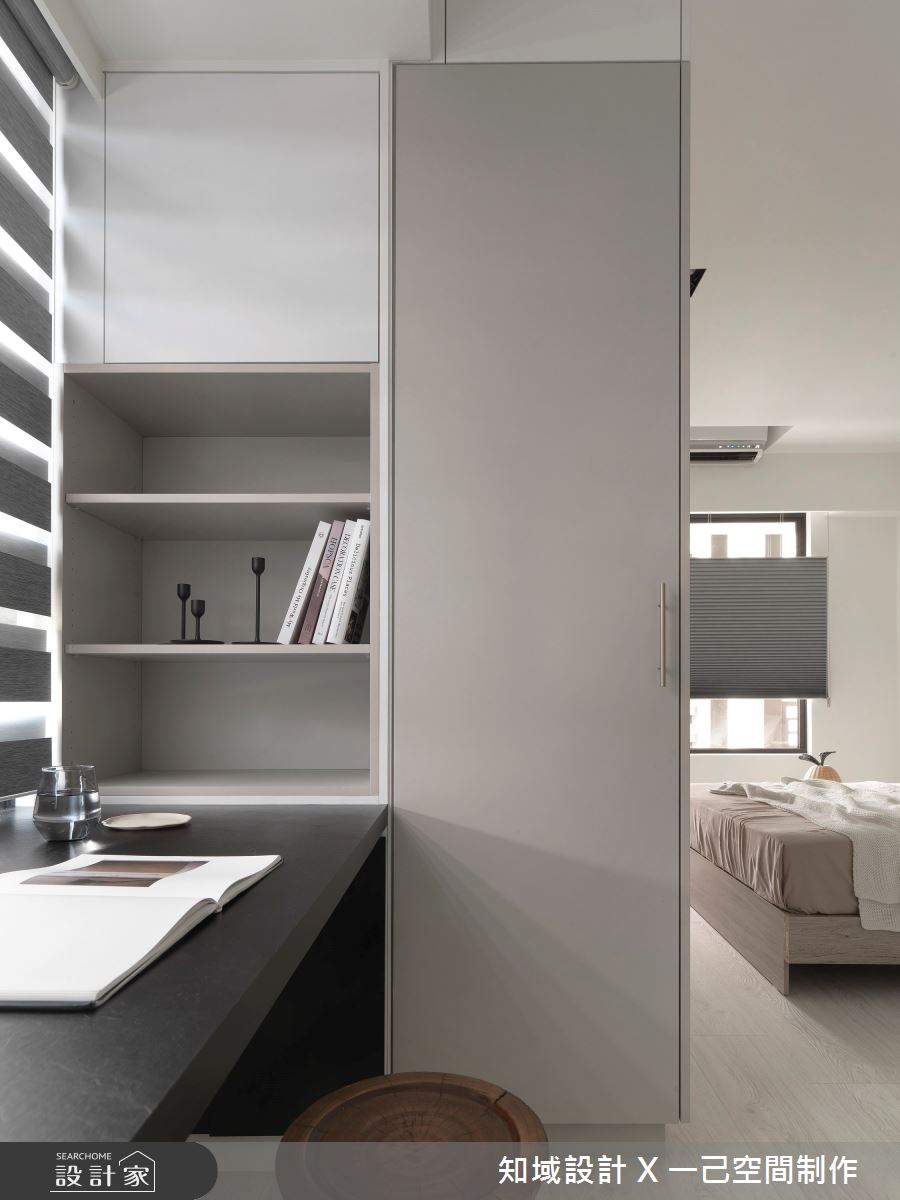 24坪新成屋(5年以下)＿北歐風臥室案例圖片＿知域設計 X 一己空間制作＿知域_Taupe Pink之23