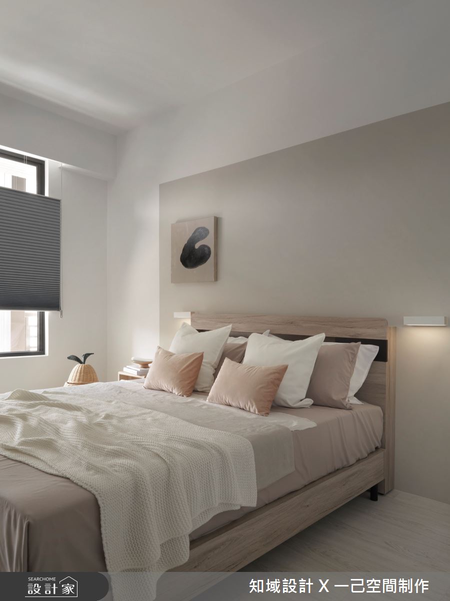 24坪新成屋(5年以下)＿北歐風臥室案例圖片＿知域設計 X 一己空間制作＿知域_Taupe Pink之18