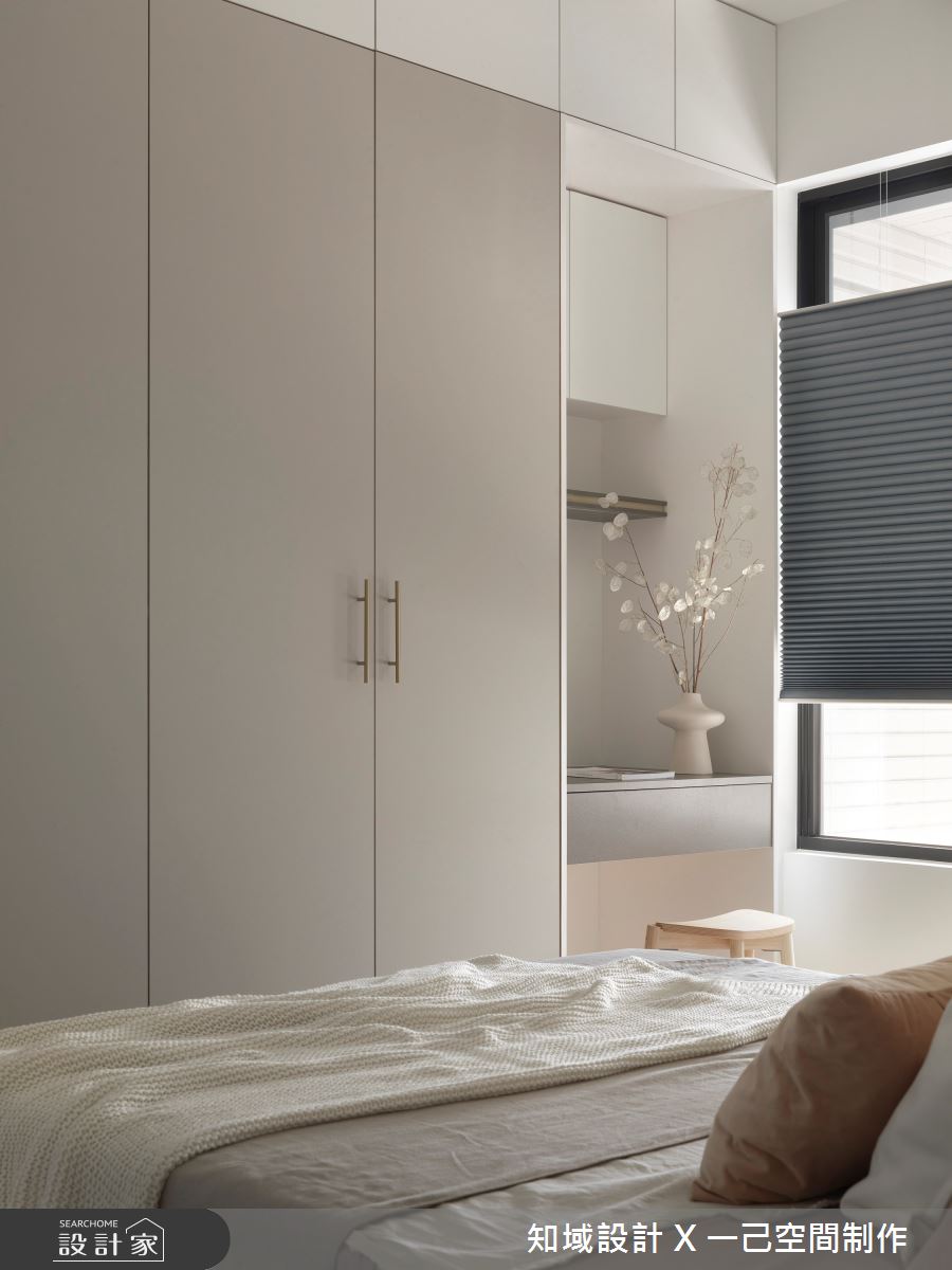 24坪新成屋(5年以下)＿北歐風臥室案例圖片＿知域設計 X 一己空間制作＿知域_Taupe Pink之22